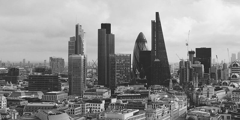 View of the London skyline