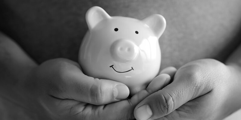 Piggy Bank in child's hands